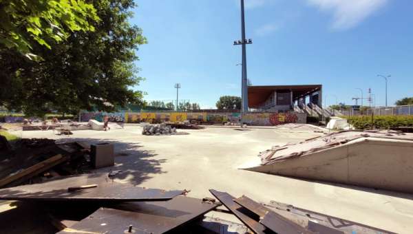 Przebudowa skateparku przy stadionie na finiszu