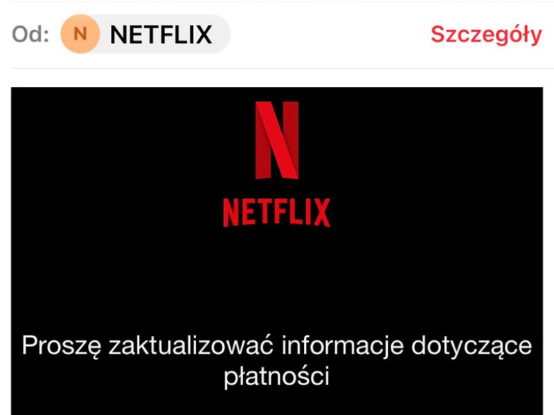 Nie dajcie się okraść metodą na Netflixa