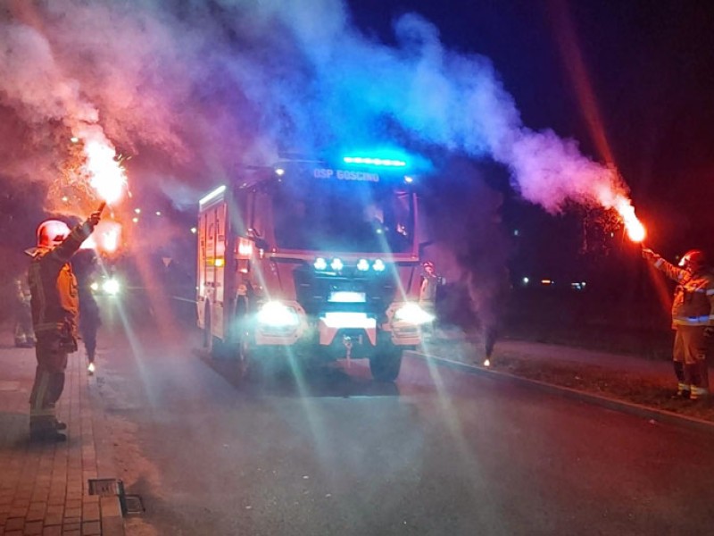 Nowy wóz strażaków z OSP Gościno