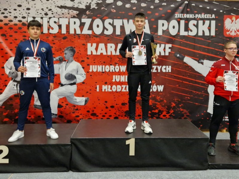 Wiktor Wojarski  Mistrzem Polski w karate olimpijskim