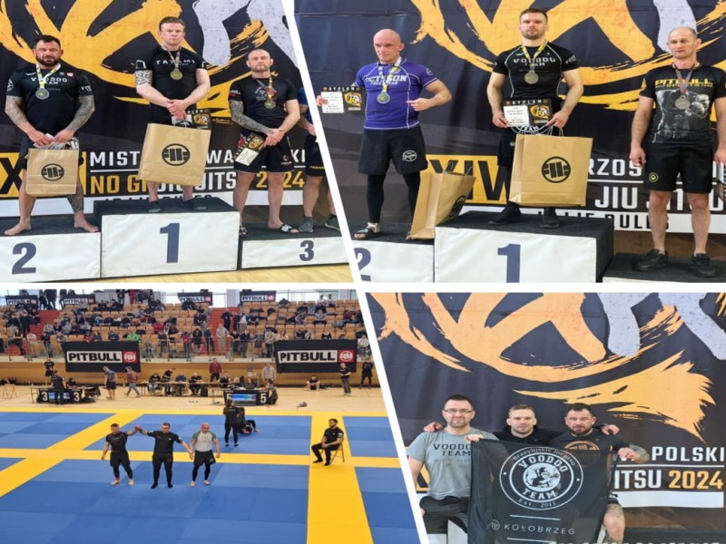 XIV Mistrzostwa Polski No Gi Jiu Jitsu, nasi zawodnicy z medalami