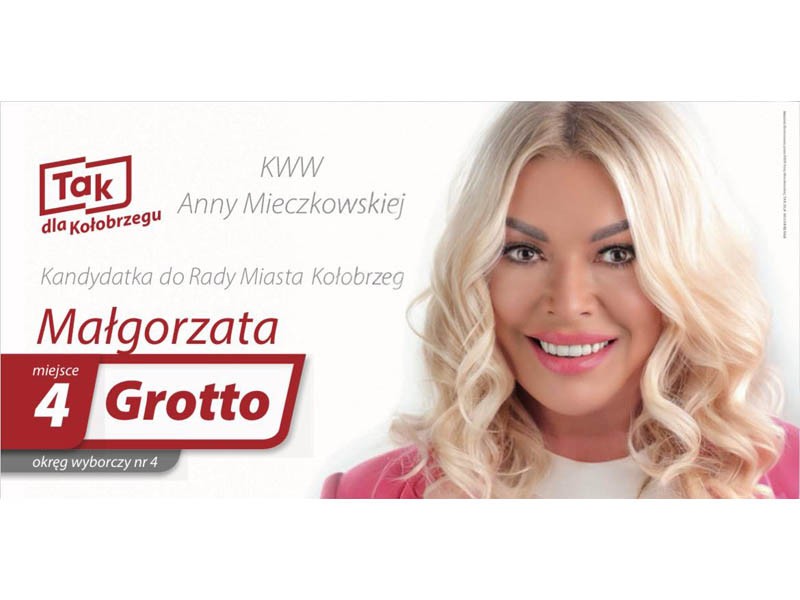 Małgorzata Grotto - kandydatka do Rady Miasta