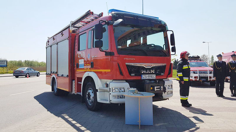 Nowy wóz na służbie u strażaków
