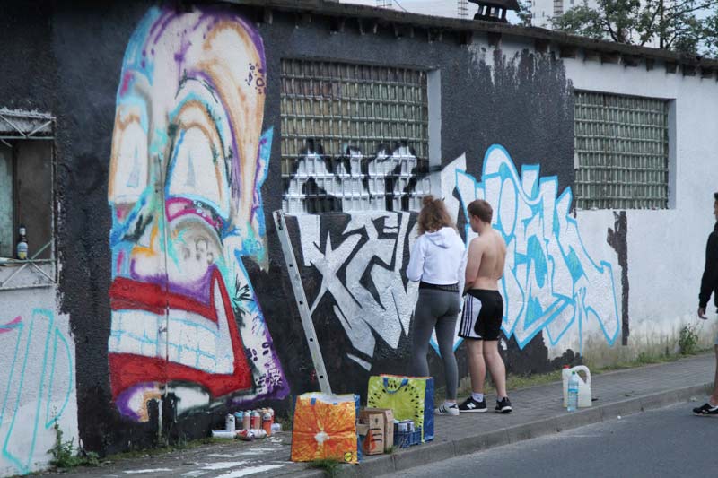 Graffiti w kołobrzeskim porcie