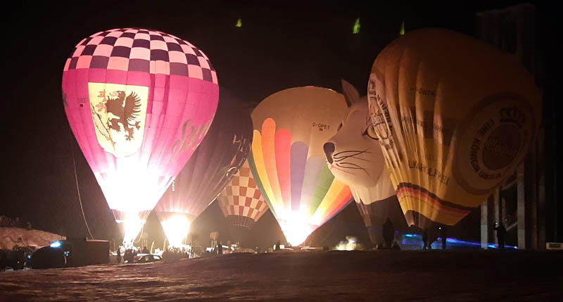 Pokaz balonów w Malechowie [video]