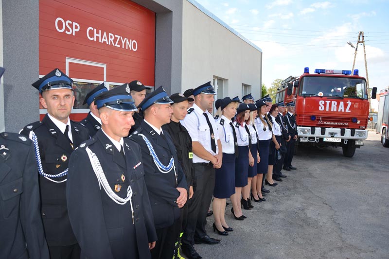 Uroczystości u strażaków w Charzynie