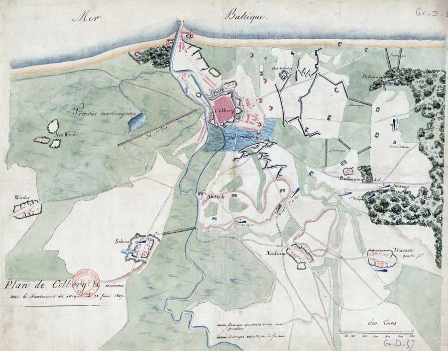 plan kołobrzeg 1807