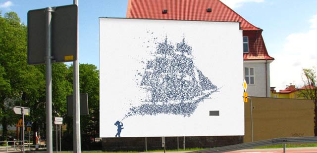 mural,kołobrzeg